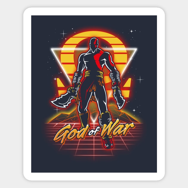 Retro War God Sticker by Olipop